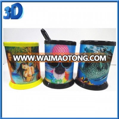 3D Lenticular PET Pencil Holder