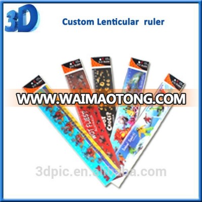 ThreeD promotional Custom Carton Children 3D lenticular scale ruler