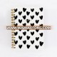 Customized hearts A5 spiral notebook from alibaba gold supplier