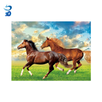 High quality 3d picture horse picture for wall decoration 3D lenticular picture