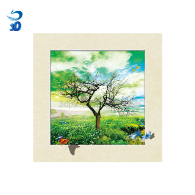 5D landscape painting 3d lenticular poster of scenery customize