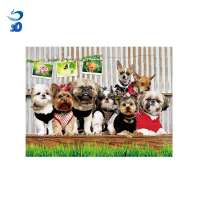 Fashion design 3d lenticular picture wall decoration