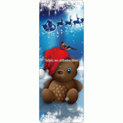 High quality Bookmark for christmas 3d lenticular bookmark for promotion